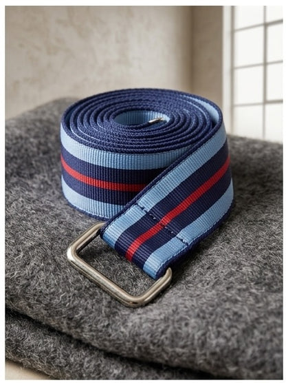 Yoga Stretch Belt 100cm x 3cm – Premium Quality Yoga Strap with Metal Buckle – Adjustable Exercise Stretching Belt for Yoga, Fitness & Flexibility Training