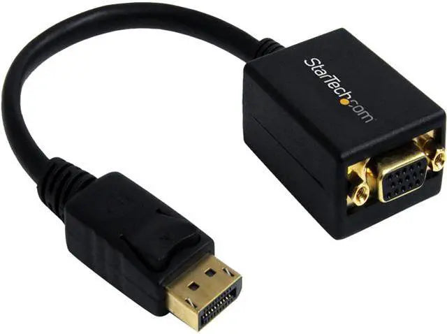 ⭐ StarTech.com DisplayPort to VGA Adapter DisplayPort to VGA Adapter - Active DP to VGA Converter - 1080p Video - DP/DP++ Source to VGA Monitor Cable Adapter - DP to VGA Adapter Dongle Digital to Analog - DP 1.2 to VGA