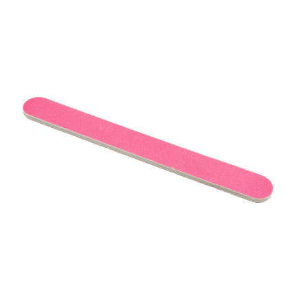 Premium Pink Nail Filer (17.6 × 2 cm) – Professional Manicure & Pedicure Nail Buffer for Perfect Nail Art