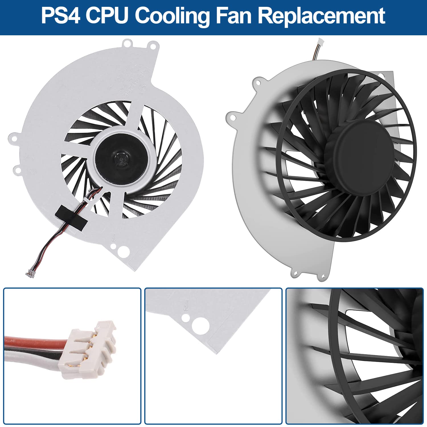 CPU Cooling Fan for Sony PlayStation 4 PS4 CUH-1001A 500GB KSB0912HE Series FOR  1000 1100
