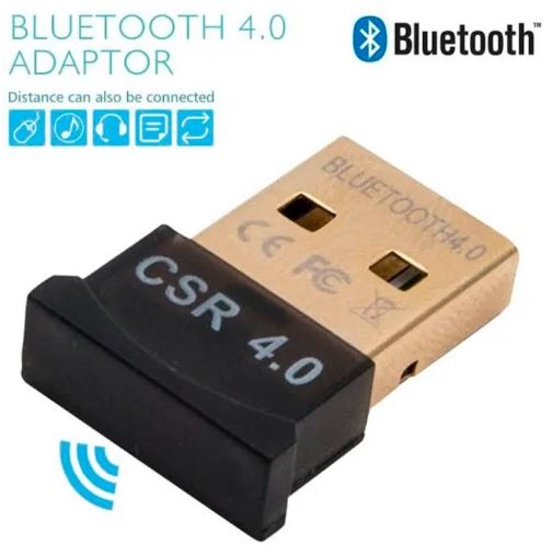 USB Bluetooth 4.0 Adapter – Wireless Bluetooth Dongle for PC | Bluetooth Receiver & Transmitter USB Adapter