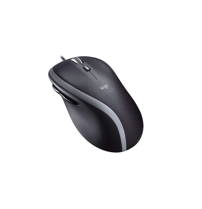 Logitech M500 Wired USB Mouse – 1000 DPI Laser Precision, 7 Programmable Buttons, Hyper-Fast Scrolling for PC, Mac & Laptop (Black)