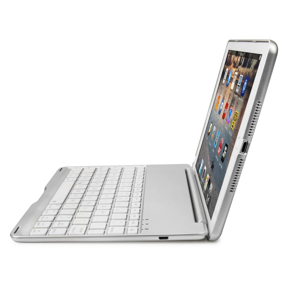 Bluetooth Keyboard Case for iPad 9.7 (2017/2018), iPad Air, Air 2 & iPad Pro 9.7 – Wireless Keyboard Cover with Auto Sleep/Wake, Protective Slim Aluminum Case