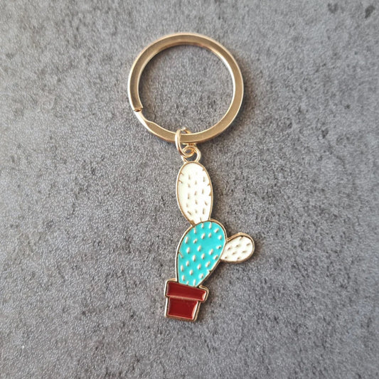 Cactus Key chain , House plant Key ring Metal Gift light weight Premium A One Qulity