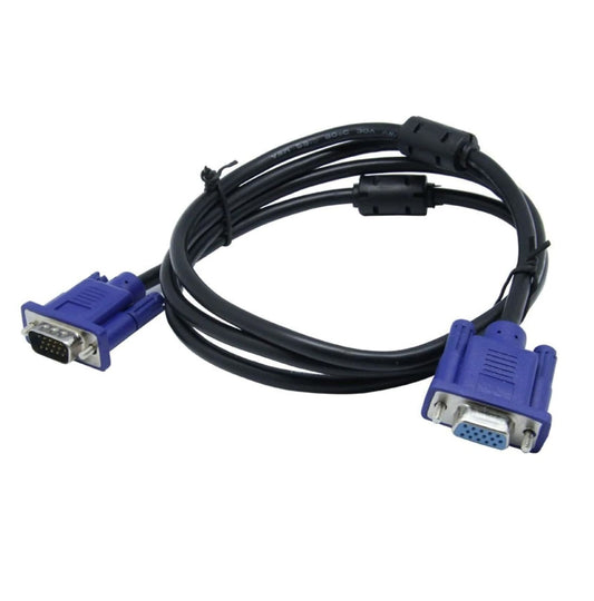 VGA Extension Cable Male to Female HD15 Heavy Duty Monitor Cable | High Quality VGA Extension Cord for PC, TV, Projector (Stable Video Signal)