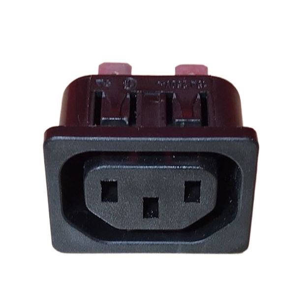 Brand new AC 250V 10A 3-Pin Panel Mount Power Inlet Socket Female Receptacle – Heavy Duty Electrical Power Connector 15A 250V