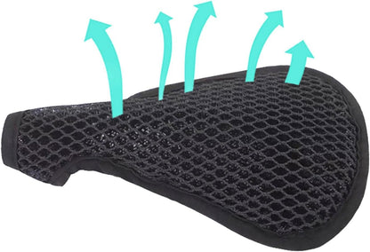 Bike Seat Mesh Cover for Mountain & Road Bikes – Breathable Anti-Slip Bicycle Saddle Cover for Sports & Outdoor Cycling