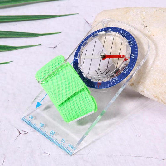 Compasses Camping Outdoor Portable Thumb Directional Cross-country Race Hiking Compasses Baseplate Ruler Map Scale Compasses