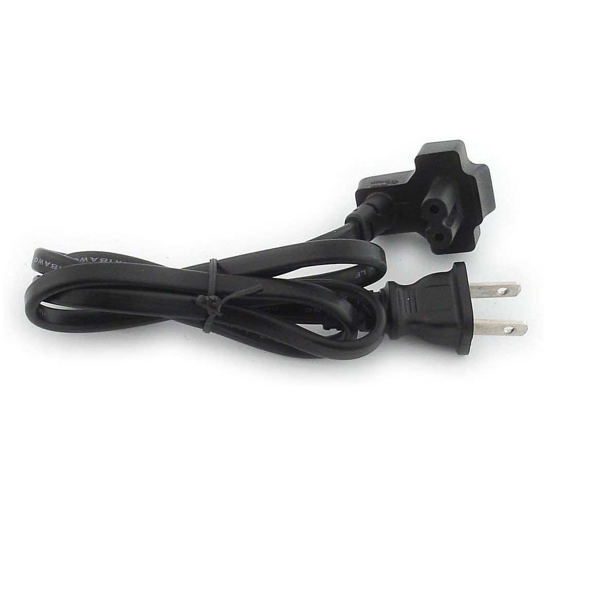 125V 3A 2-Pin Prong Power Cord – Durable AC Power Cable for Electronics, Chargers & Small Appliances (High Quality, Universal Use)