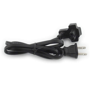 125V 3A 2-Pin Prong Power Cord – Durable AC Power Cable for Electronics, Chargers & Small Appliances (High Quality, Universal Use)