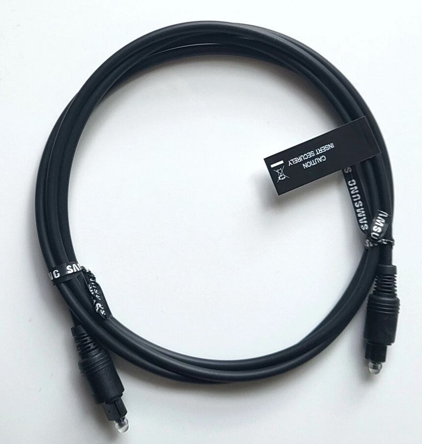 Optical Cable 1.5 Meter toslink-cable  5 FT Digital Fiber Optic Audio Cable Cord Optical SPDIF TosLink Model AH81-11681A High Quality Sound Bar TV Cable, Black