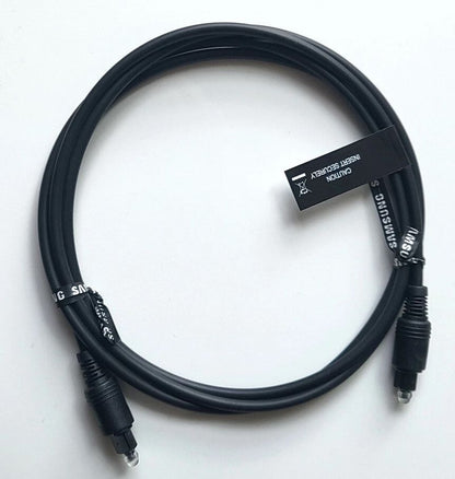 Optical Cable 1.5 Meter toslink-cable  5 FT Digital Fiber Optic Audio Cable Cord Optical SPDIF TosLink Model AH81-11681A High Quality Sound Bar TV Cable, Black