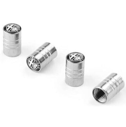 4 Pcs Tire Valve Caps for Alfa Romeo – Premium Car Valve Stem Caps, Dust Proof & Leak-Proof Tire Valve Covers Replacement Accessories