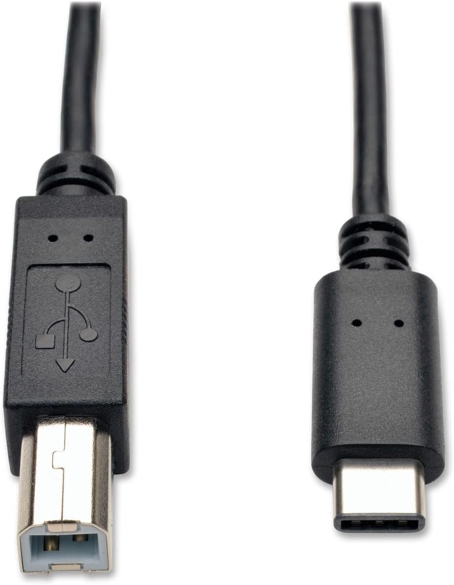 2 Metter high Quality USB 2.0 B to USB C Cable High-Speed Compatible with MacBook Pro/Air, HP, Canon, Brother, Samsung, Dell, MIDI to USB C Cable