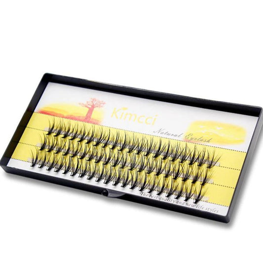 Kimcci Professional Thick 0.10mm 10 P  Curl C Length 10mm Individual Eyelash Extension Makeup Grafting Cluster Eyelashes Natural Soft False Eye Lashes