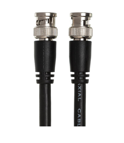 2 Meter MainCore BNC to BNC RG58 50 Ohm CCTV Camera Video Coaxial Cable Lead Black