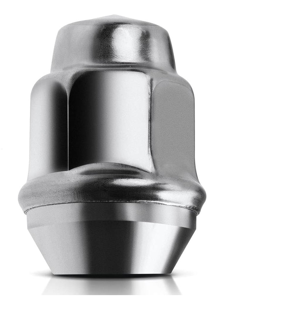 1PC A-Premium Wheel Lug Nut 1/2-20 Thread – Heavy Duty Chrome Lug Nut Compatible with Charger Challenger Ram 1500 Wrangler & More