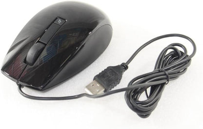 Dell Genuine J660D Premium 6-Button USB Laser Scroll Mouse Plug-N-Play for PC & Laptop