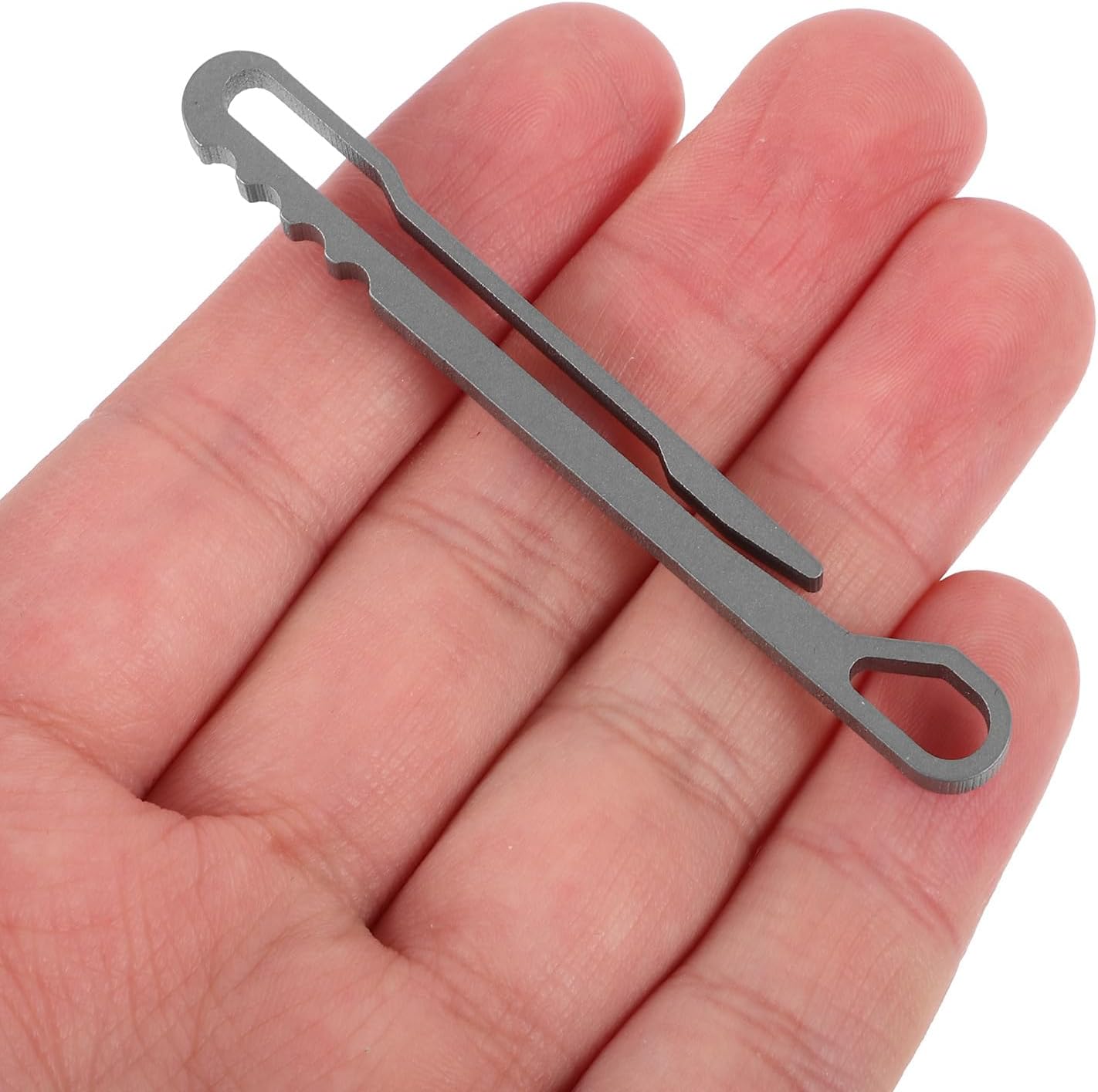 Premium Titanium Alloy Carabiner Clip – Portable Spring Snap Keychain, Keyring & Bottle Opener