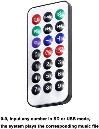 Mini IR Remote Control for Bluetooth USB TF FM Audio ModuleMini IR Remote Control for Bluetooth USB TF FM Audio Module