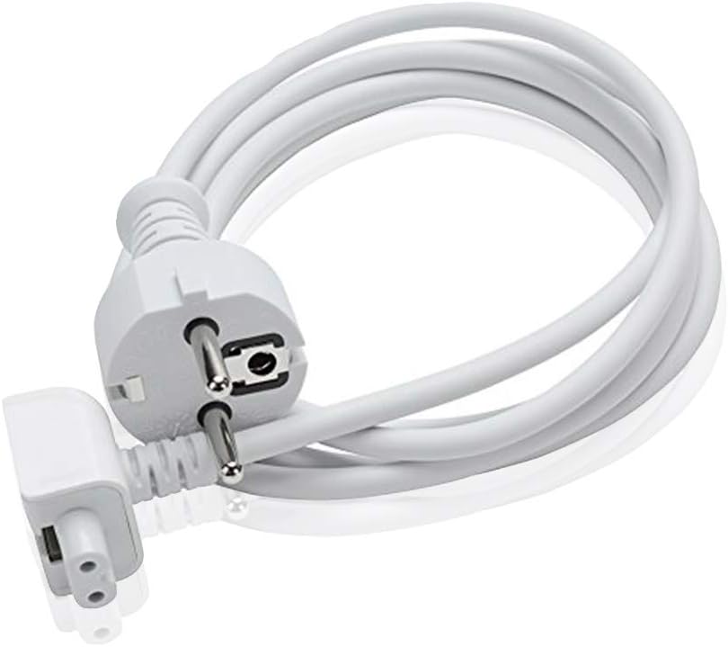 2 meter Extension Wall Cord Plug Eu Euro European Union Standard for Macbook 11 Inch 13 Inch 60w Macbook Pro 15- Or 17-inch 85w Power Adapter