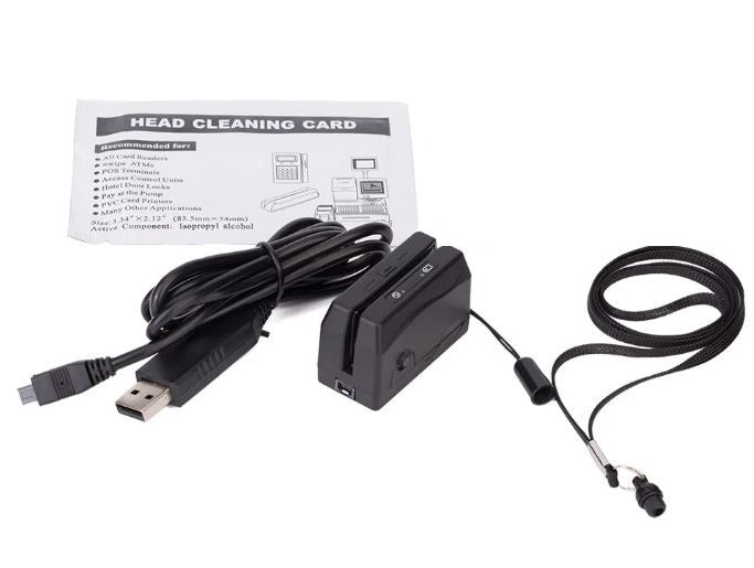 MINIDX3 Portable USB Card Reader – Data Transfer Cable for MSR605X, MSRX6 &amp; MSRX6BT