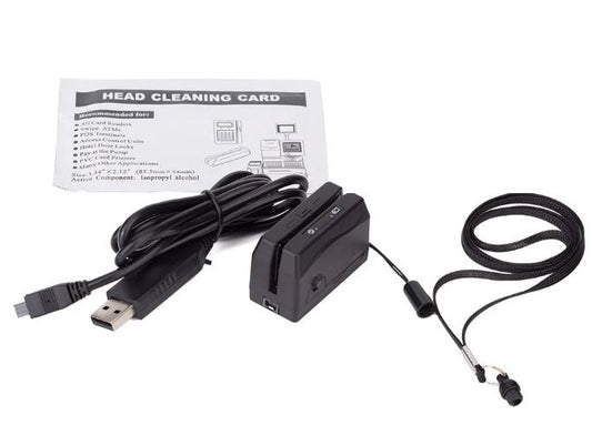 MINIDX3 Portable USB Card Reader – Data Transfer Cable for MSR605X, MSRX6 &amp; MSRX6BT