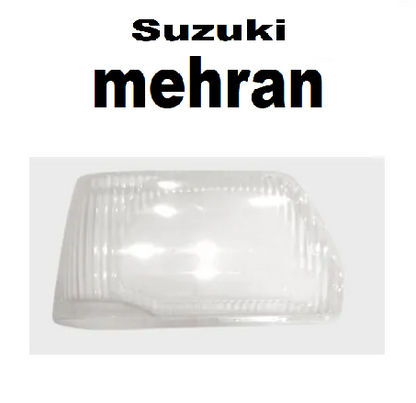 Suzuki Mehran Right Side Headlight Glass Cover Goldenline 218-1104R | Single Piece Head Lamp Glass RH