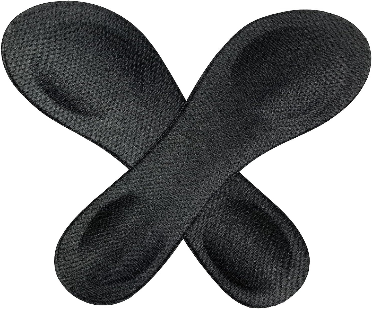 Happystep Women Thin Shoe Insoles 20cm – Cushion Pads for High Heels, Pumps, Flats & Sandals, Shock Absorption Heel & Ball Support, Comfortable Black Insoles