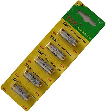 New T&E Universal Alkaline Battery A23 23A 12V / 9V / 1.5V Multi Compatible Cells 23AE MS21 MN21 V23GA VR22 Remote Control Long Lasting Power Battery