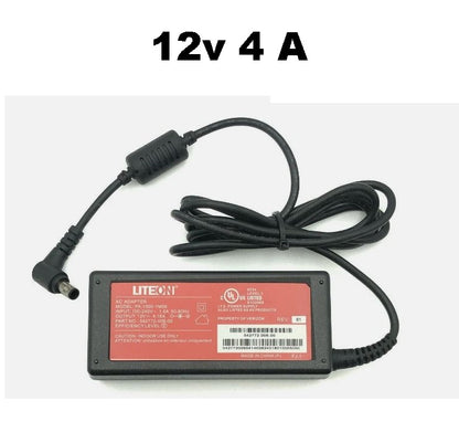 12V 4A Original Lite-On AC Adapter Power Supply – 5.5mm x 3.5mm Barrel Pin