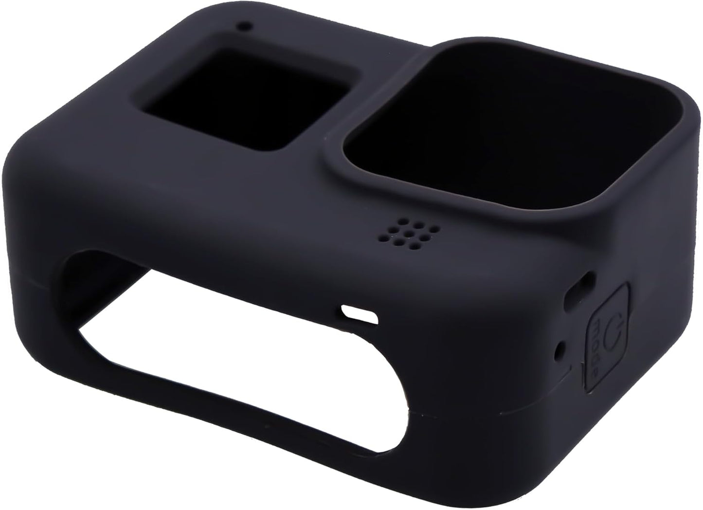 Full Body Soft Silicone Case for GoPro Hero 8 Black with Wrist Strap – Shockproof Protective Cover (Black)