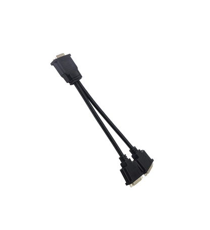 30cm DMS-59 Pin to Dual VGA Female Y Cable Adapter Splitter for Dual Monitor Display
