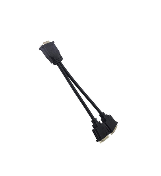30cm DMS-59 Pin to Dual VGA Female Y Cable Adapter Splitter for Dual Monitor Display