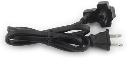125V 3A 2-Pin Prong Power Cord – Durable AC Power Cable for Electronics, Chargers & Small Appliances (High Quality, Universal Use)