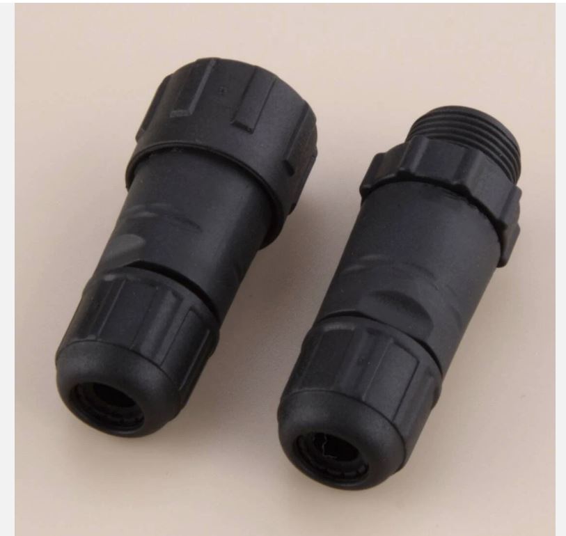 4 Pin Male Female Waterproof Cable Connector Set – Outdoor Wire Harness Adapter Socket for Boat, Marine & Automotive Use