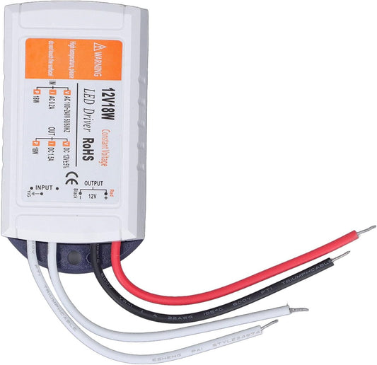 LED Driver Power Supply – Constant Voltage Adapter AC 100-240V to 12V 1.5A 18W for LED Strip Lights & LED Projects