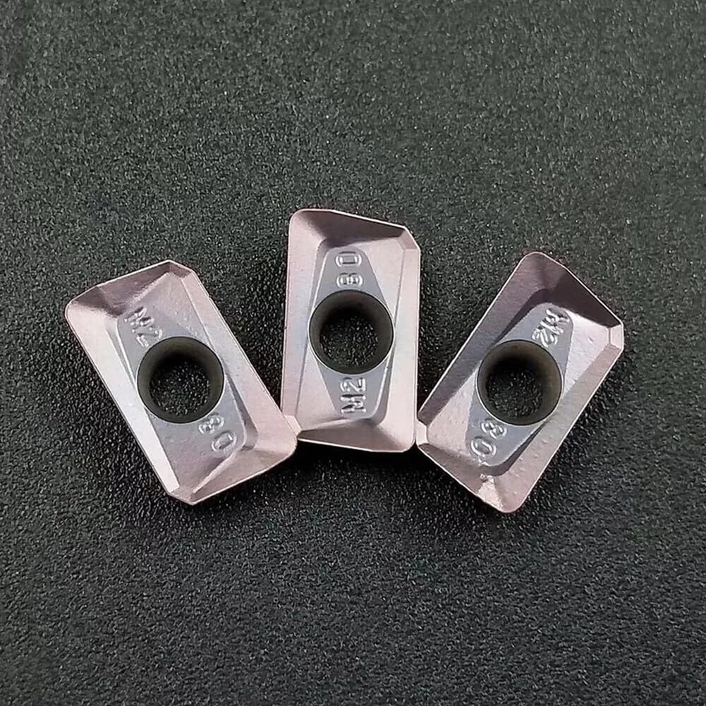 10PCS M2 CNC Carbide Inserts for Stainless Steel & Steel | Wear-Resistant Turning Tools for Roughing & Finishing | High Precision Milling Inserts