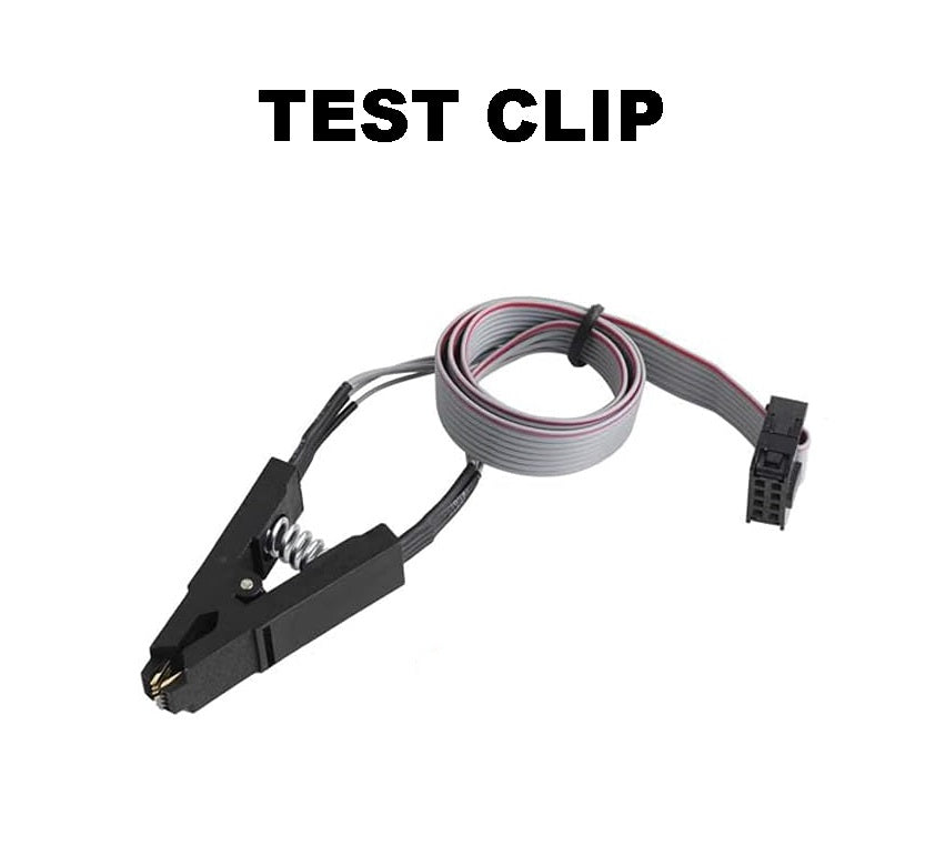 SOIC8 SOP8 EEPROM Test Clip 4+4 Pin Female to Male Adapter for 93CXX / 25CXX / 24CXX IC Programming & BIOS Flashing