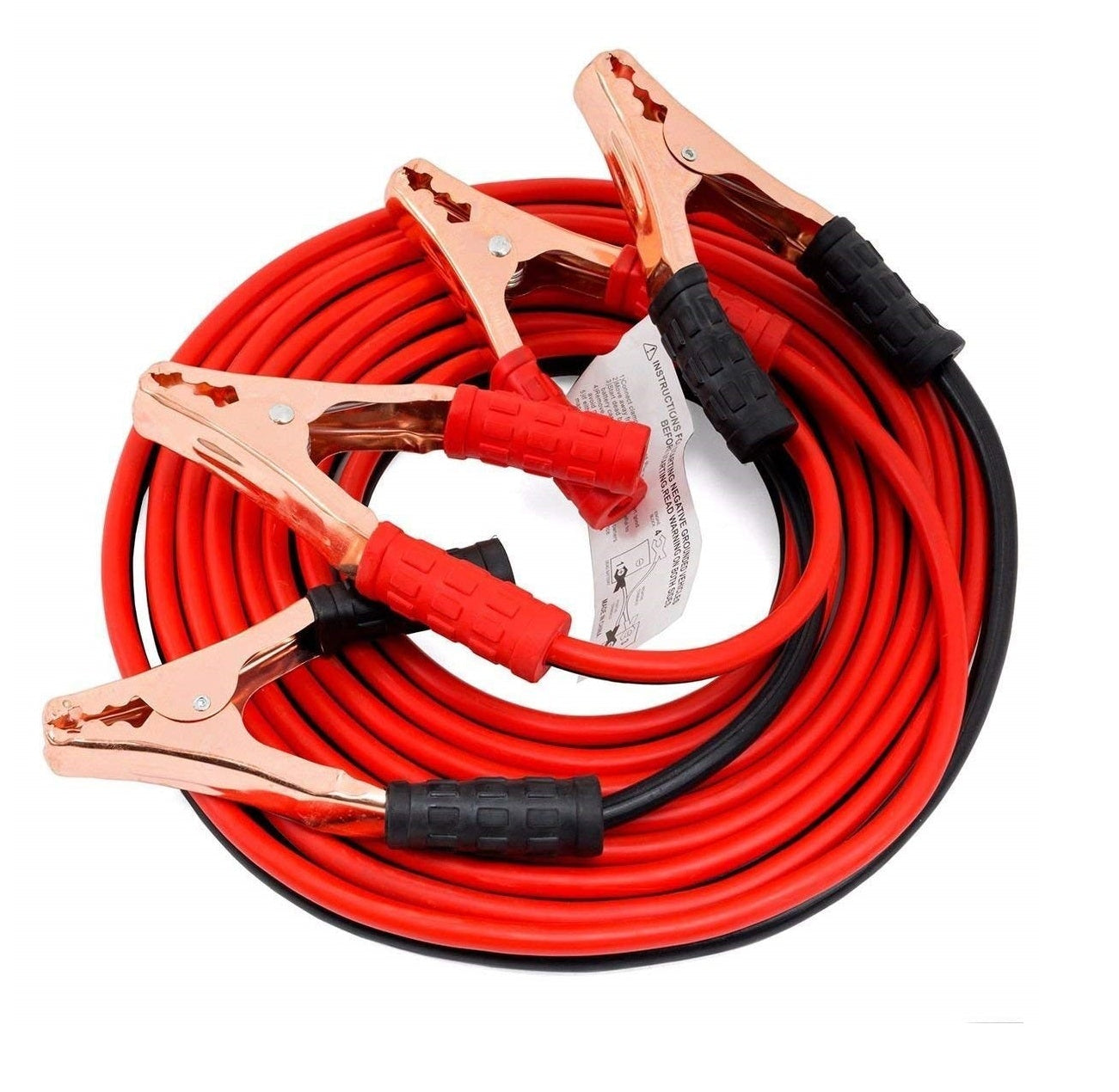 Car Battery Jumper Cable 2 Meter– Red & Black Booster Cables for Emergency Vehicle Jump Start