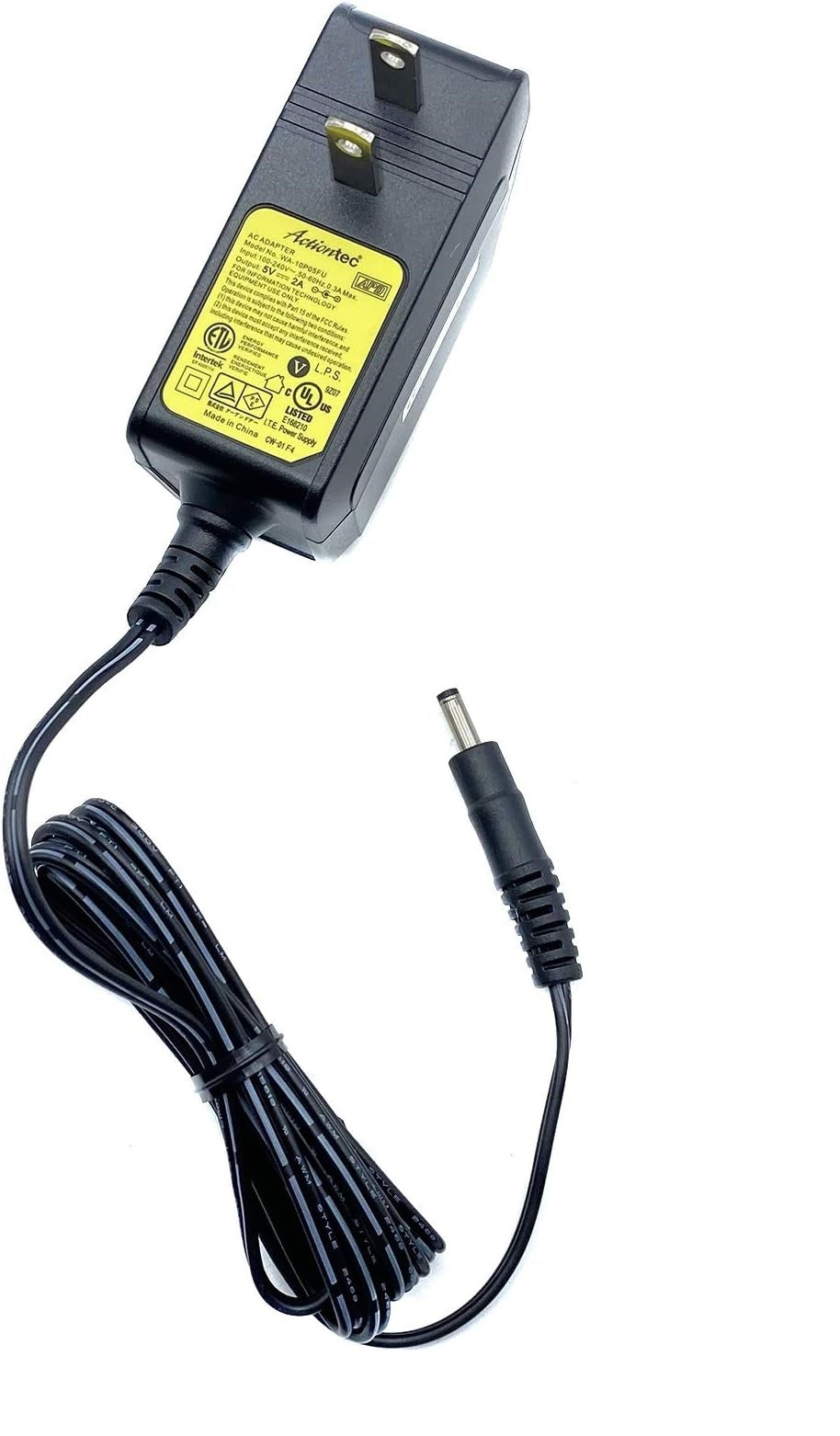5 Volt 2 Amp AC Adapter 10W – 3.5mm DC Barrel Plug for Network Devices