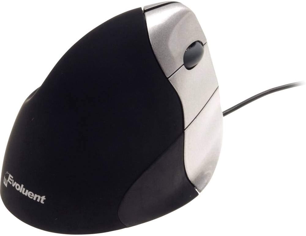 Evoluent VM3R2-RSB Vertical Wireless Mouse – Ergonomic Handshake Design for Wrist Pain Relief & Comfort