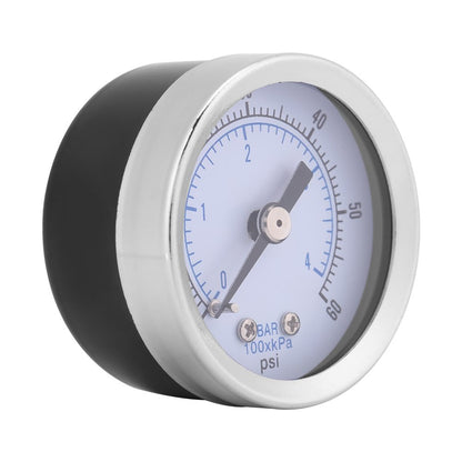 0–60 PSI / 0–4 Bar Pressure Gauge – 1/8" BSPT Connection