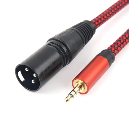 3.5mm TRS to XLR Male Cable – Smartphone to Mixer Audio Adapter