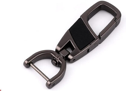 Premium Metal D Shape Keyring – Durable Car, Motorcycle & Office Key Holder Ring, Heavy Duty Keychain (1 Pc)