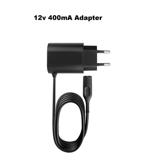 12V 0.4A Replacement Charger for Electric Shaver & Trimmer Series 9/8/7/6/5/4/3/2/1 | Smart Plug Charging Cable