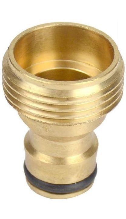 Brass Male Thread Faucet Hose Nozzle Quick Connect Adapter – Durable Rustproof Garden Tap Connector for Hose Pipe