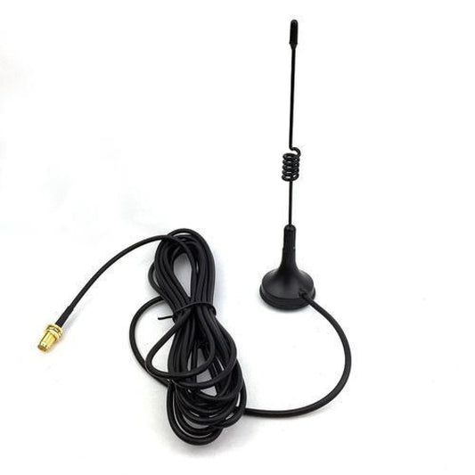 High Gain Magnetic Base Antenna with SMA Female Connector | 3G 4G LTE GSM WiFi External Antenna | 3–5 dBi Signal Booster with 3m Cable