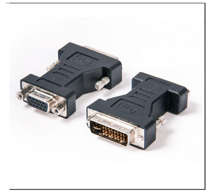 DVI-I Male to VGA Female Adapter – Gold Plated Connector Video Converter