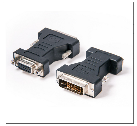 DVI-I Male to VGA Female Adapter – Gold Plated Connector Video Converter